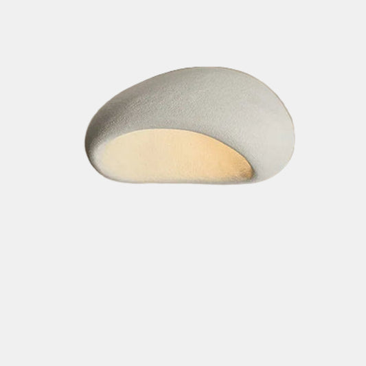 Wabi-Sabi Plafondlampe i Metal – Elegant Belysning til Hjemmet Loftlampe Tech Butik Hvid 3 Skiftende lys 45cm X 45cm