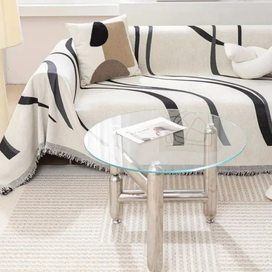 Vendbar Chenille- og Bomuldssofaovertræk – Blød og Luksuriøs Beskyttelse Sofa Covers Tech Butik