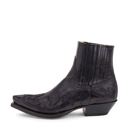 Premium Læder Cowboy Støvler – Klassisk Western Stil Boots Tech Butik