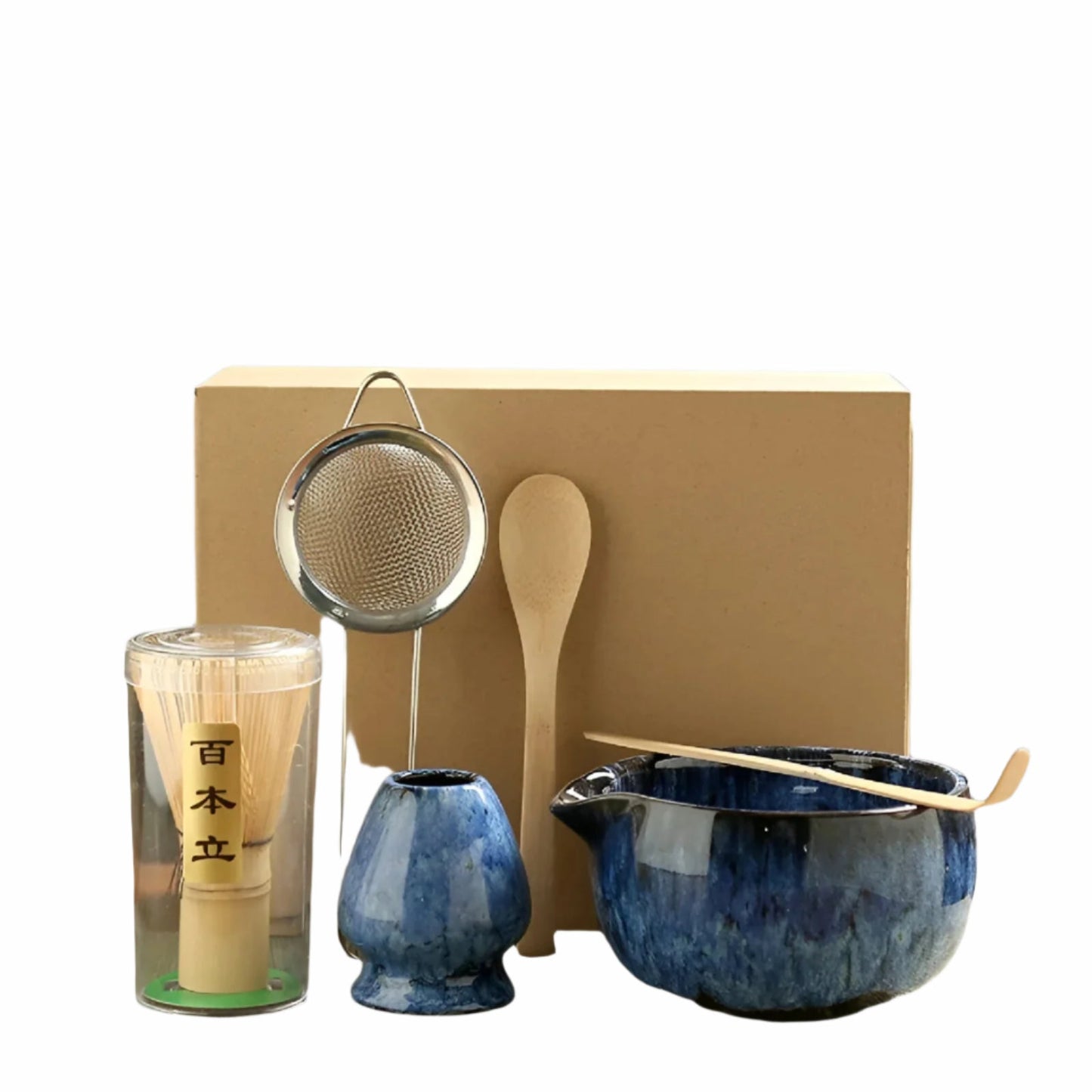 Traditionelt Matcha-Te Sæt – Komplet 6-delt Premium Kit til Ægte Tilberedning Tea Set Tech Butik