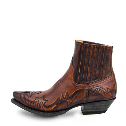 Premium Læder Cowboy Støvler – Klassisk Western Stil Boots Tech Butik