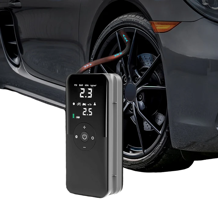 Bærbar Dækpumpe – Hurtig og Præcis Electronics & Gadgets Tech Butik