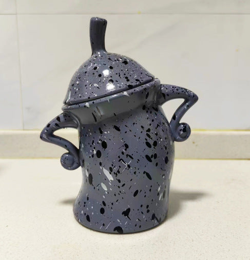 Tekande med Attitude – Halloween Dekorationskrus til Uhyggelig Sæsonstemning Decoraties Tech Butik Grå