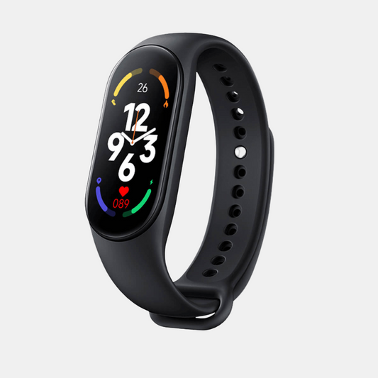 Smartur til børn med skridttæller, pulsmåler og søvnovervågning Tracker Watch Tech Butik Sort