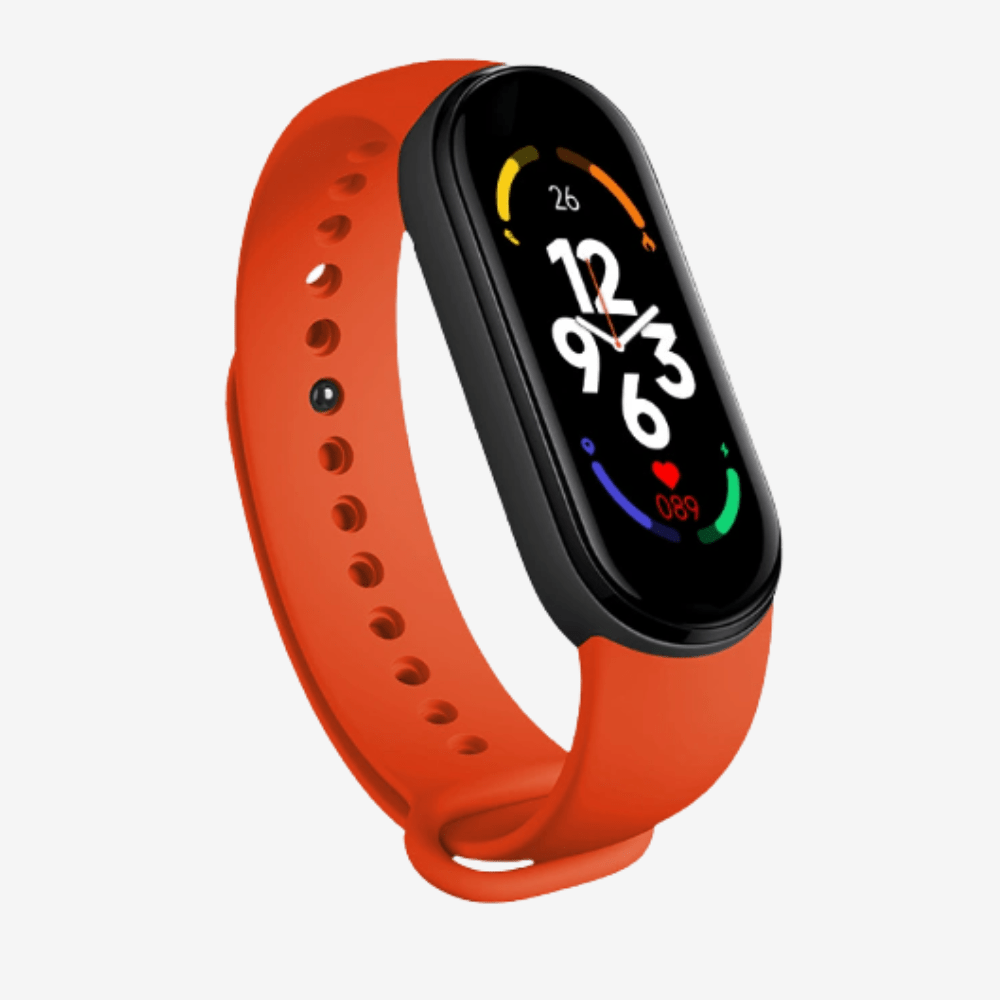 Smartur til børn med skridttæller, pulsmåler og søvnovervågning Tracker Watch Tech Butik Orange