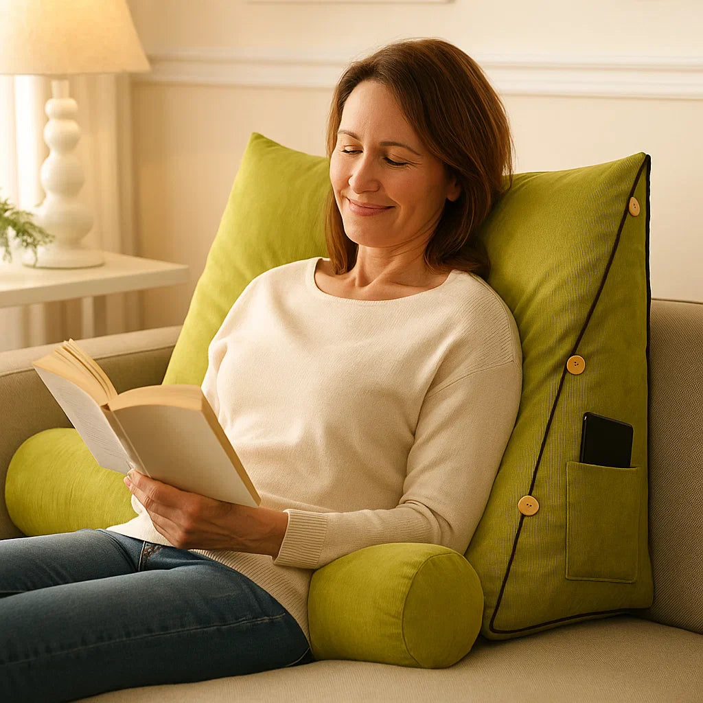 Kileformet Rygstøttepude – Ultimativ Komfort og Ergonomisk Støtte Back-support pillow Tech Butik