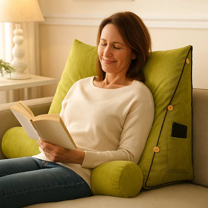 Kileformet Rygstøttepude – Ultimativ Komfort og Ergonomisk Støtte Back-support pillow Tech Butik