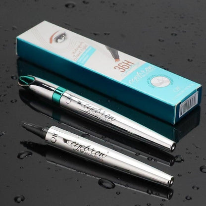 Langtidsholdbar Vandtæt Øjenbrynspen – 2-Takket Flydende Pen Til Naturligt Look Beauty & Personal Care Tech Butik