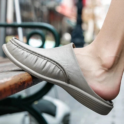 Herre Loafer Slides – Stilfulde, Ubekymrede og Perfekte til Hverdagen Men's Apparel Tech Butik Beige 39