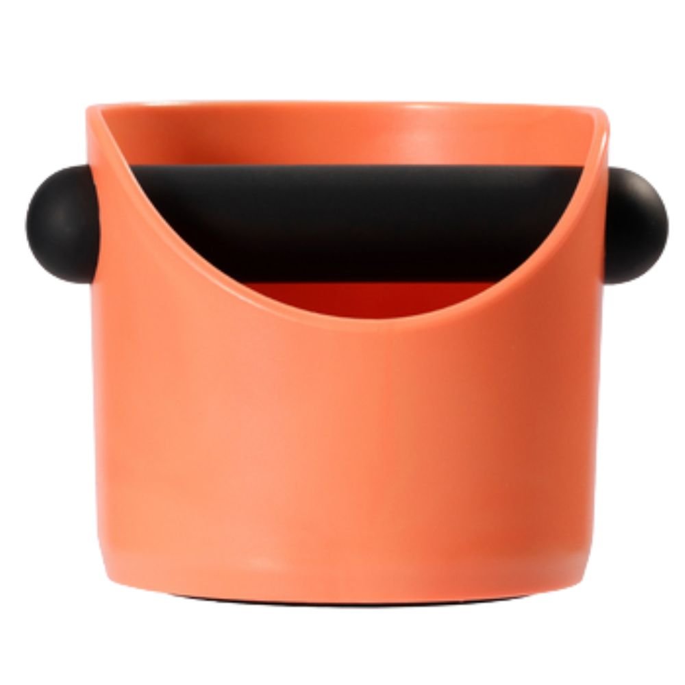 Kompakt, skridsikker kaffegrums beholder i mat ABS – Praktisk beholder til kaffehjørnet Storage & Organization Tech Butik Koral orange