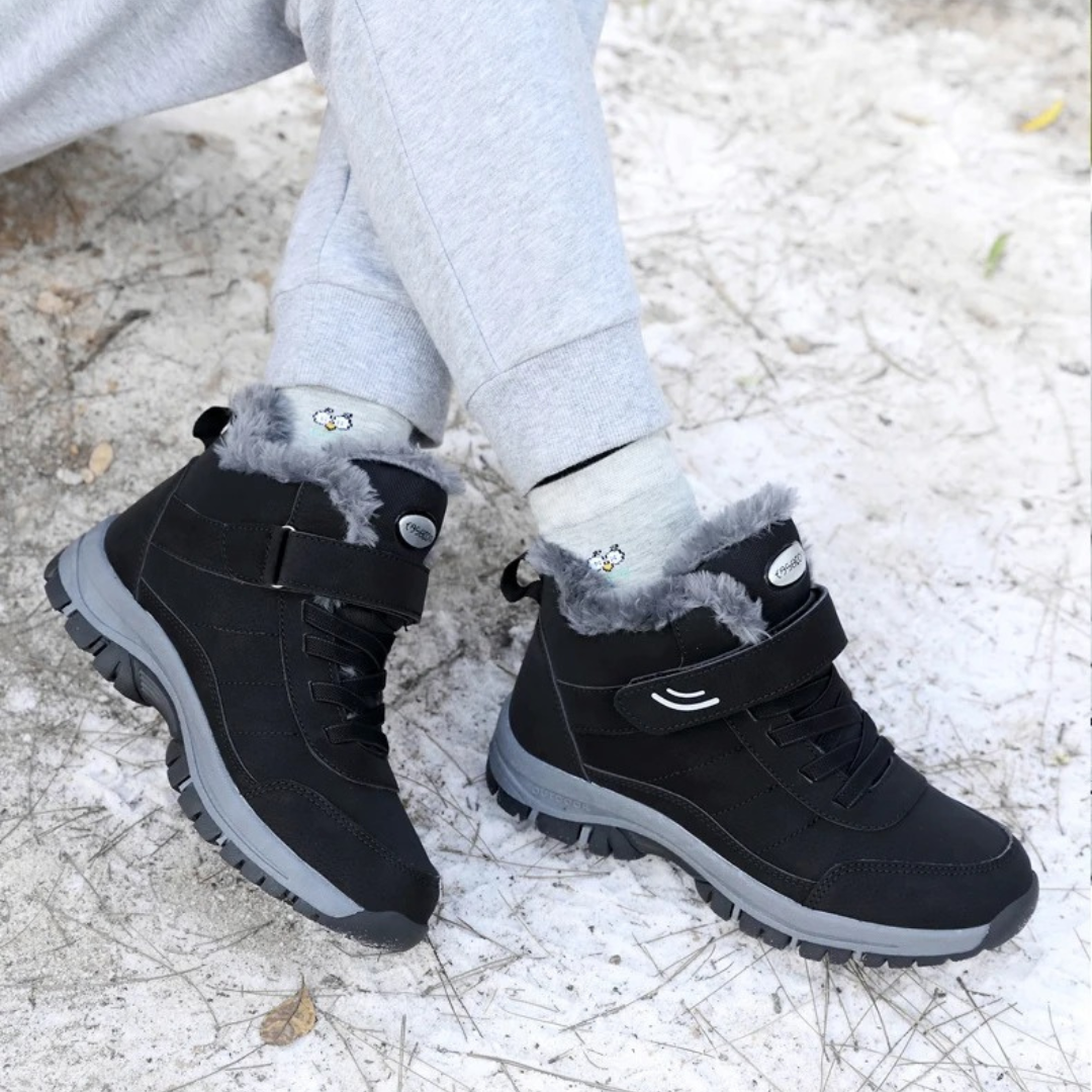 Behagelige Dame Letvægts Snestøvler – Pelskantet og Klar til Vejret Boots Tech Butik