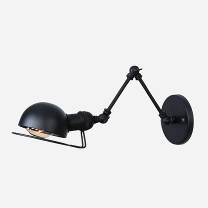 Vintage Retro Stil Væglampe til Hjemmet Lamp Tech Butik Sort 4+4