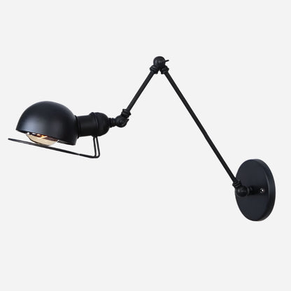 Vintage Retro Stil Væglampe til Hjemmet Lamp Tech Butik Sort 12+4
