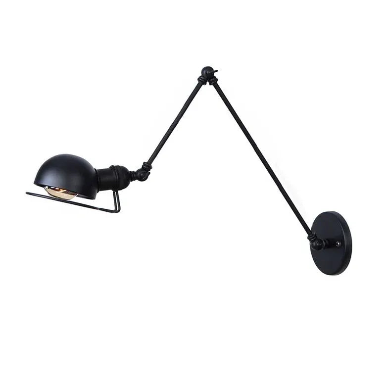 Vintage Retro Stil Væglampe til Hjemmet Lamp Tech Butik Sort 16+8