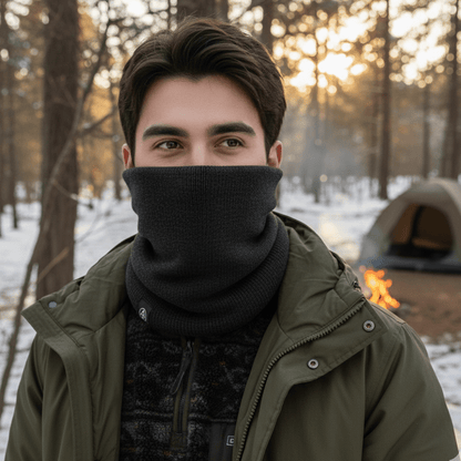 Termisk Strikket Halstørklæde – Varmt, Åndbart og Komfortabelt til Udendørsbrug Clothing Accessories Tech Butik