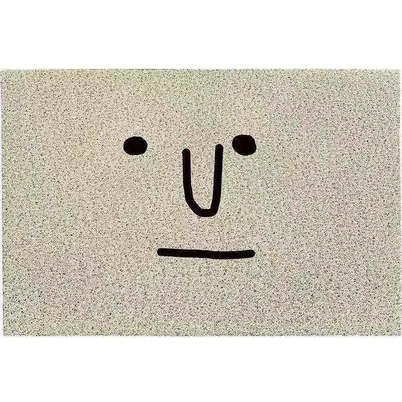 Mood Emoji Dørmåtte – Legesyg personlighed ved din indgang Bath Mats & Rugs Tech Butik Stor næse 40cm x 60cm