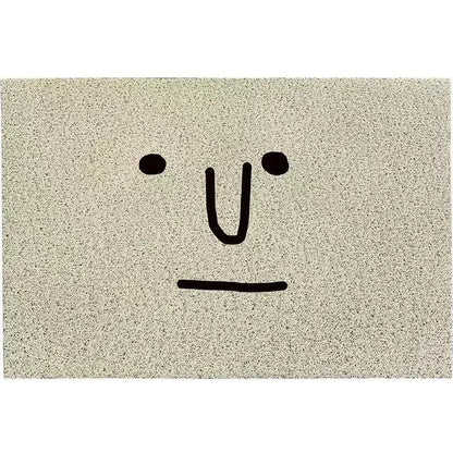 Mood Emoji Dørmåtte – Legesyg personlighed ved din indgang Bath Mats & Rugs Tech Butik Stor næse 40cm x 60cm