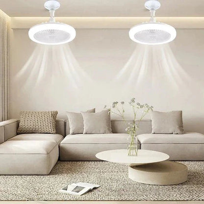 Loftventilator med LED Lys og Fjernbetjening Lamp Tech Butik