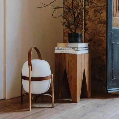 Træbordlampe – Naturlig Elegance med Varm, Moderne Stemningsbelysning Table Lamp Tech Butik