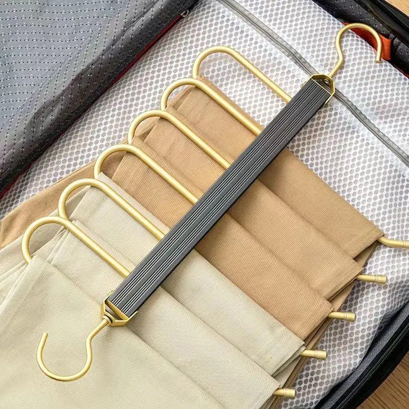 Pladsbesparende buksebøjle i aluminium – Smart og roterbar bøjle til garderoben Storage & Organization Tech Butik