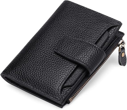 Multifunktionel Læderpung – Sikker RFID-Blokerende Design Wallets Tech Butik Elegant sort