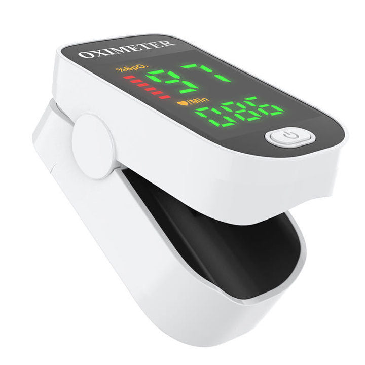 Bærbar Oximeter – Hurtig og Præcis Måling af Blodets Iltmætning På Farten Personal care Tech Butik Hvid (farveskærm)