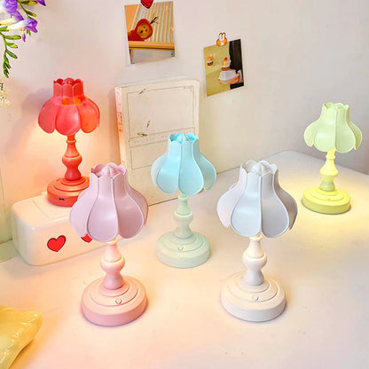 Pastel Lotus Dekorativ Bordlampe – Yndefuldt Design med Varm Stemning Lamps Tech Butik