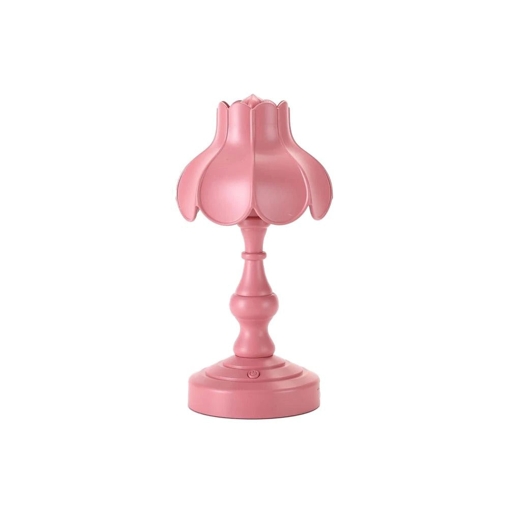 Pastel Lotus Dekorativ Bordlampe – Yndefuldt Design med Varm Stemning Lamps Tech Butik Rød