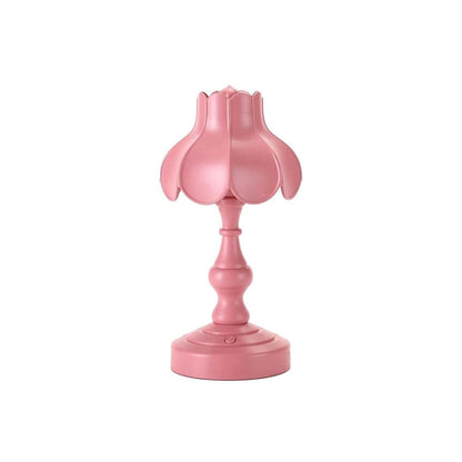 Pastel Lotus Dekorativ Bordlampe – Yndefuldt Design med Varm Stemning Lamps Tech Butik Rød