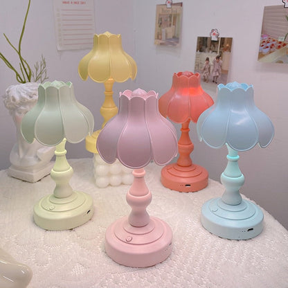Pastel Lotus Dekorativ Bordlampe – Yndefuldt Design med Varm Stemning Lamps Tech Butik