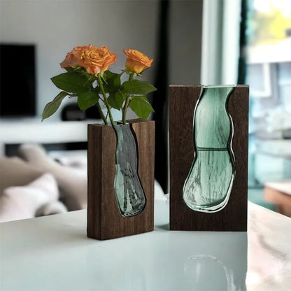 Nordisk Live Edge Vase – Minimalistisk Naturinspireret Dekoration Vases Tech Butik