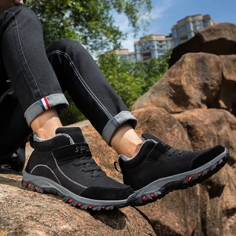 Herres Termiske Vandtætte Ankelstøvler – Holdbare, Varme og Skridsikre Boots Tech Butik