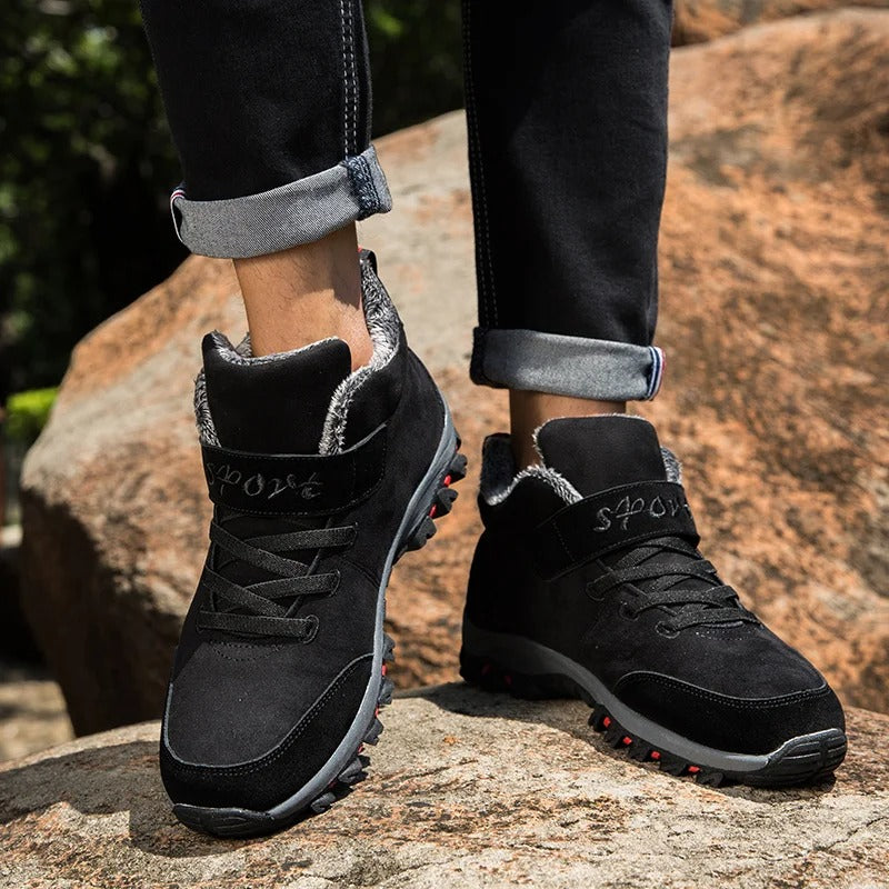 Herres Termiske Vandtætte Ankelstøvler – Holdbare, Varme og Skridsikre Boots Tech Butik