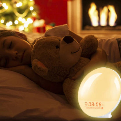 Lysvækkeur med Naturlyde – Blid Opvågning, Justerbart Lys og Komfort Hele Dagen home others Tech Butik