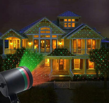 Udendørs Laserlysprojektor – Fantastiske visuelle effekter til natlig dekoration Home Decor Tech Butik