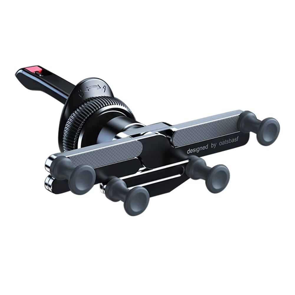 360° Roterbar Aluminium Air Vent Telefonholder Gadgets Tech Butik Sort