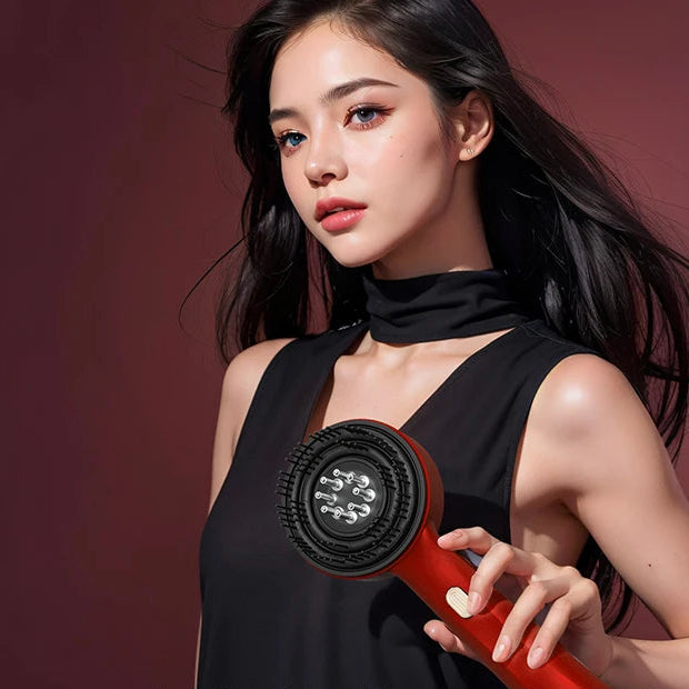 Elektrisk Massagekam – Hårplejeløsning til Fyldigere Hår Hårplejeværktøj Tech Butik