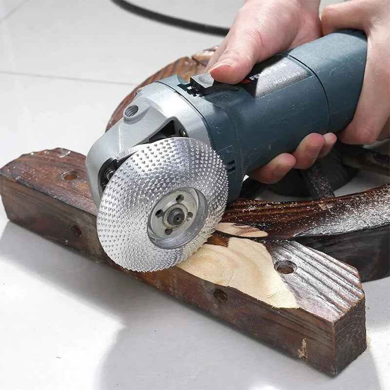 Skulptur Træskæreskiver – Præcis, Effektiv og Robust til Detaljeret Træarbejde Grinder Accessories Tech Butik Sølv Sæt med 3 (flad + buet + skrå)