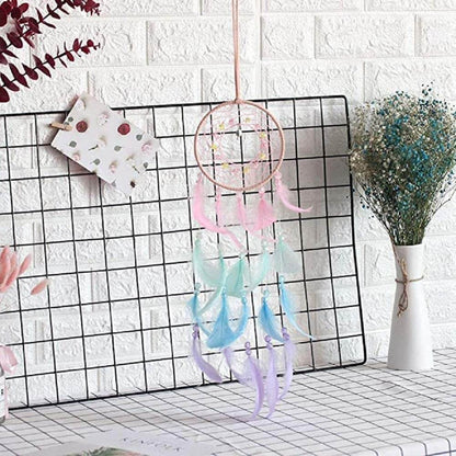 Farverig Drømmefanger – Boheme Vægdekoration med Symbolik og Harmoni Decoration Tech Butik