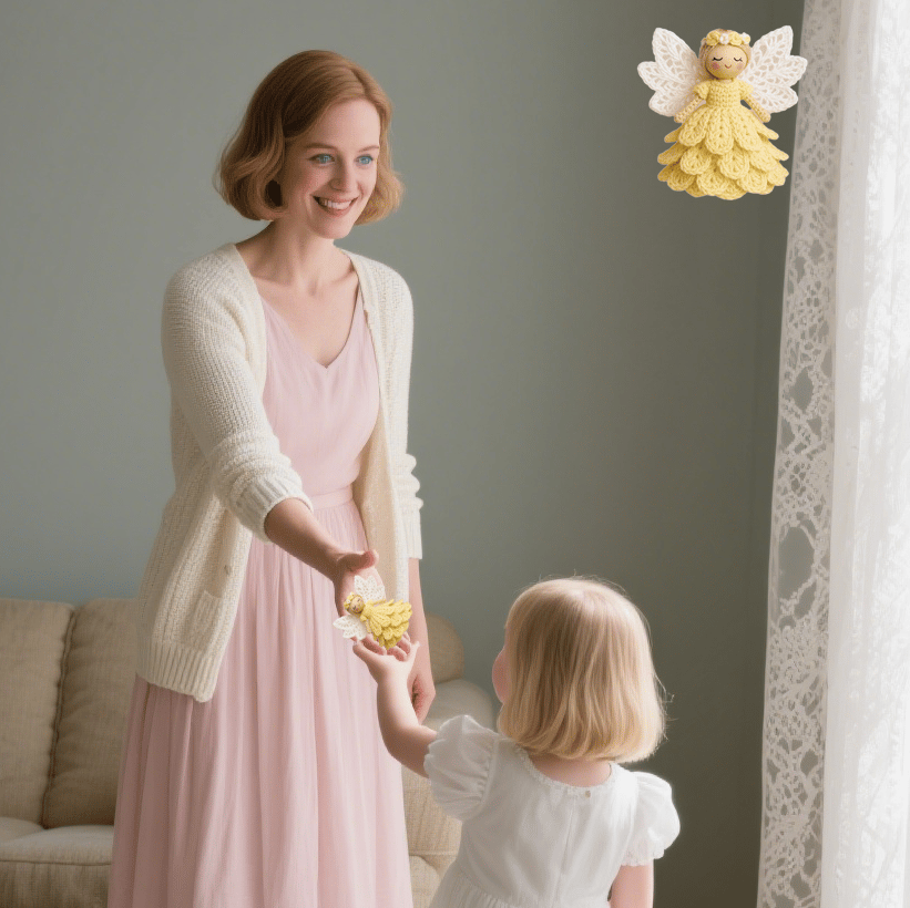 DIY Engel Udsmykning Hæklesæt – Kreativ Håndarbejde til Smuk Hjemmelavet Dekoration Toys Tech Butik