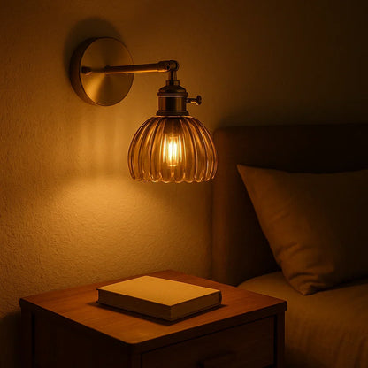 Retro Væglampe – Elegant Glas Tulipan Design til Stilfuld Belysning Wall lamps Tech Butik