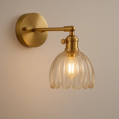 Retro Væglampe – Elegant Glas Tulipan Design til Stilfuld Belysning Wall lamps Tech Butik