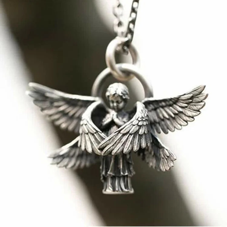Englevogter Halskæde – Et Symbol på Kærlighed, Tro & Guddommelig Beskyttelse Necklace Tech Butik
