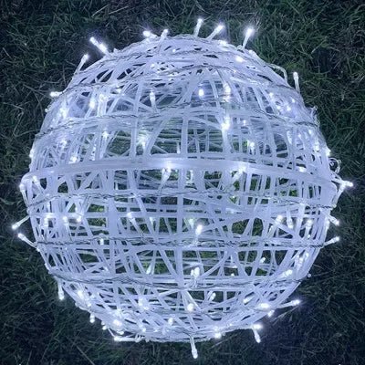Dekorative LED-lys Kugler – Stemningsfuld Belysning til Inde- og Udebrug String Lights Tech Butik Hvid