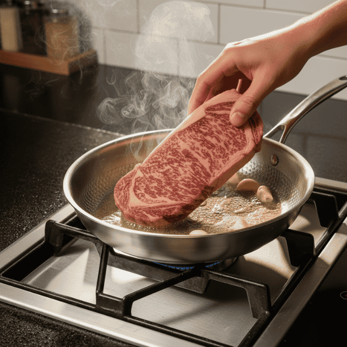 Premium Stegepande i Titan – Holdbar Non-Stick Stegepande til Alle Komfurtyper Kitchen Tech Butik