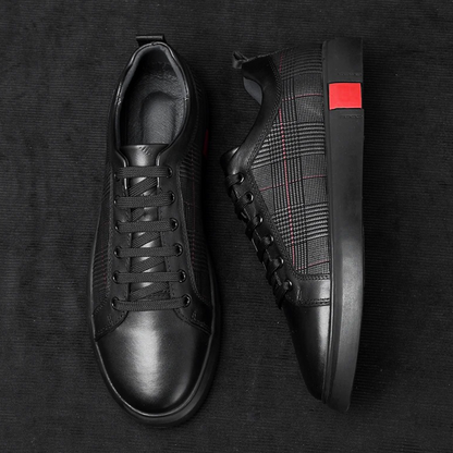 Herres Håndlavede Læder Casual Sneakers – Klassisk Design med Overlegen Komfort Men Shoes Tech Butik