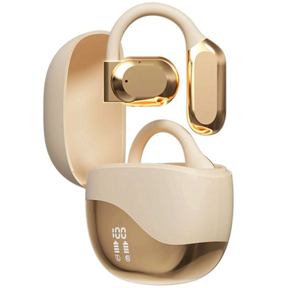 Smart Oversættelses Earbuds – AI og Høj Kvalitet Tech Butik Guld