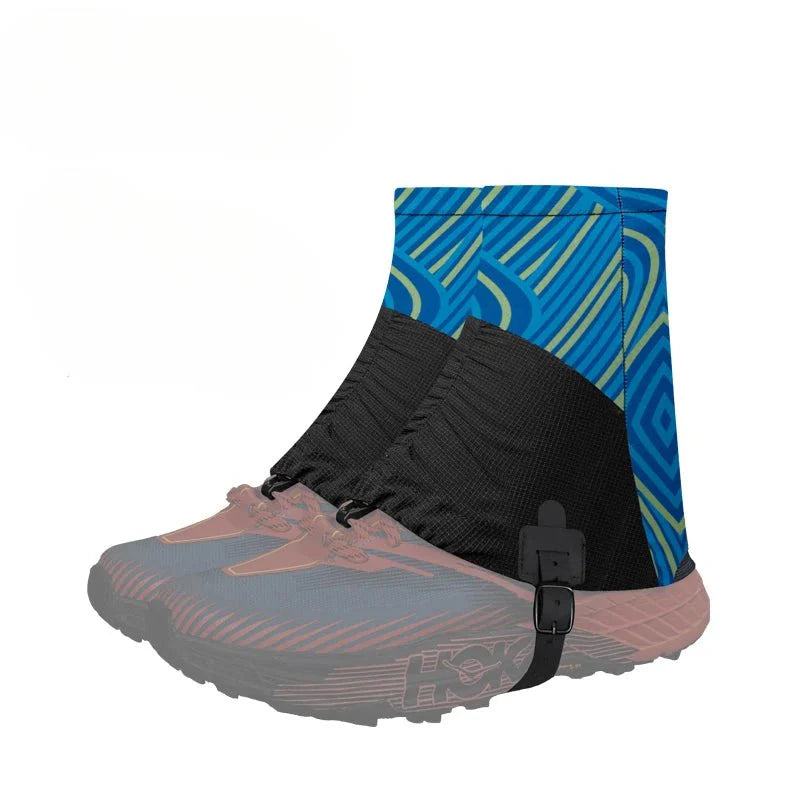 Letvægts Vandregamacher til Vandrestøvler – Beskyttelse mod Sand og Snavs Tech Butik Blå stribet