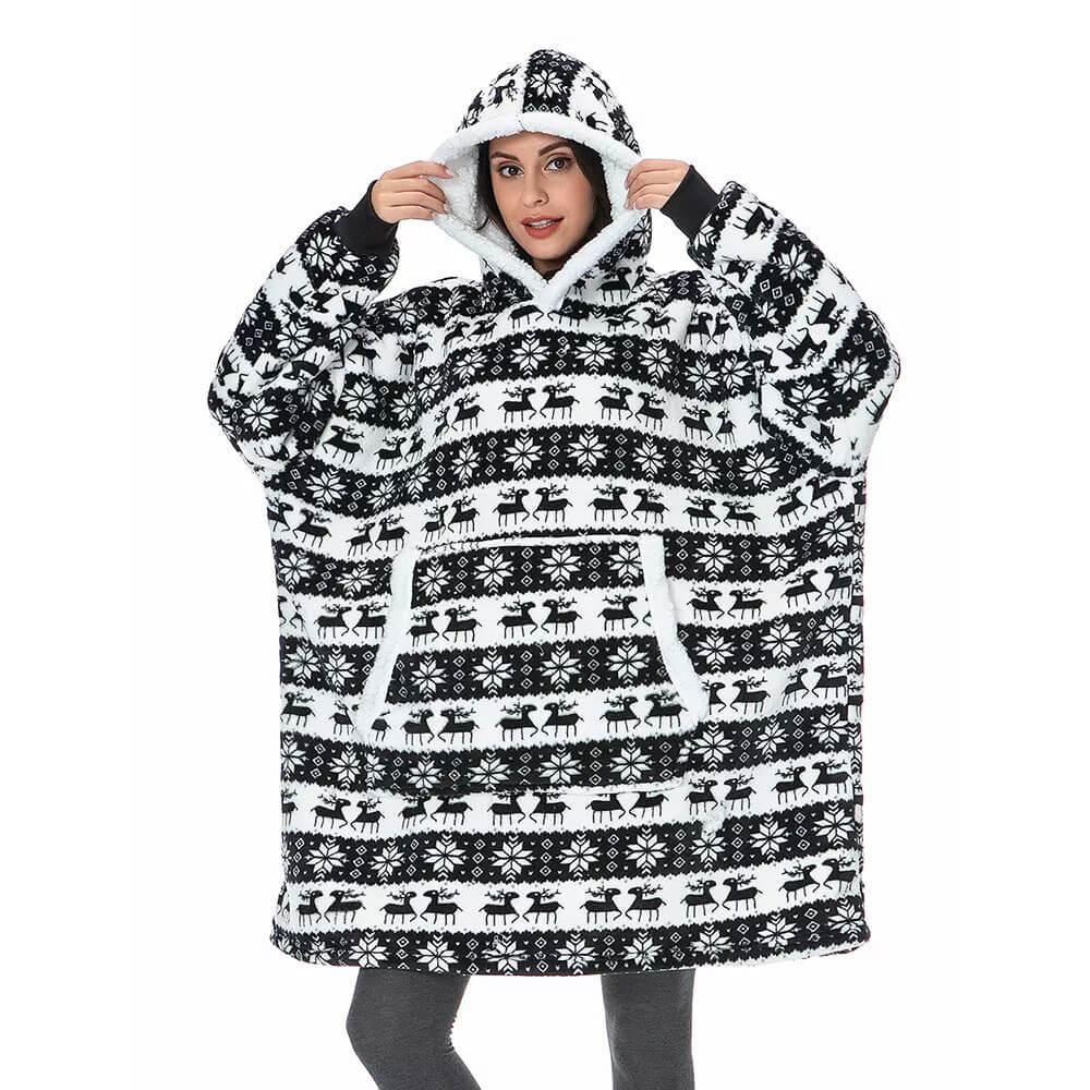 Premium Hættetæppe – Din Uundværlige Vintervarme Tech Butik