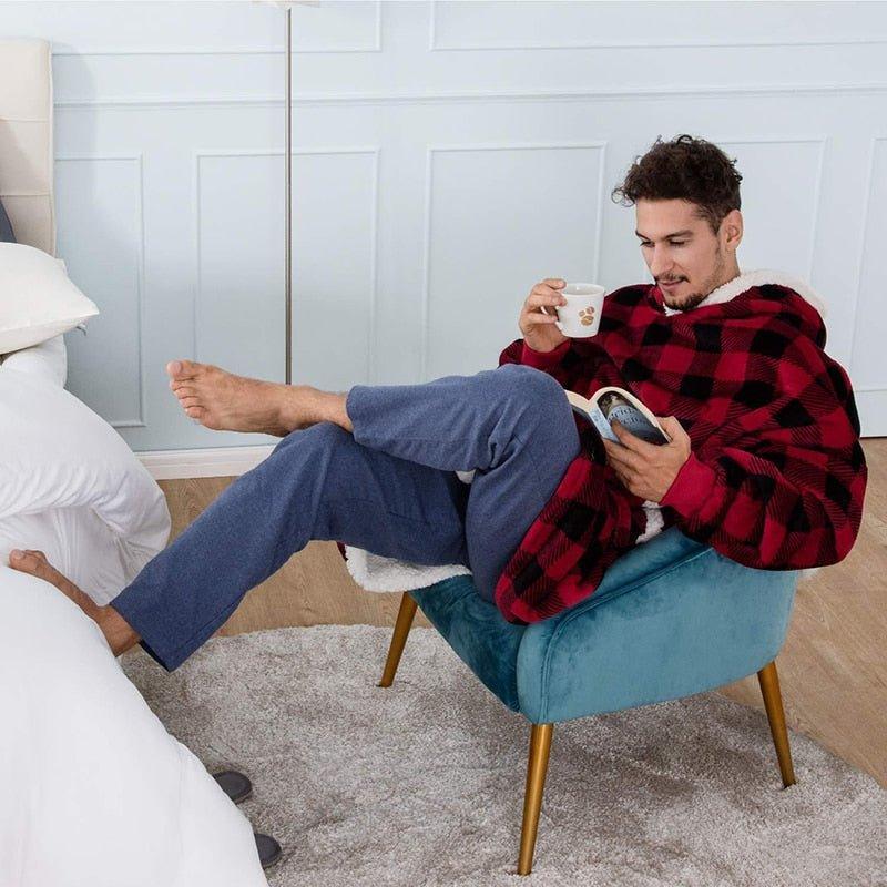 Premium Hættetæppe – Din Uundværlige Vintervarme Tech Butik